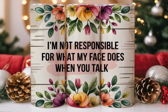 Funny Face Tumbler Wrap 20oz: Graphics and Tumbler Wraps Review