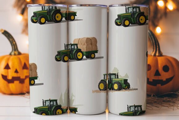 John Deere Tractors Graphics for Tumbler Wraps