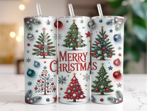 Merry Christmas Holiday Tumbler Wrap: A Design Review