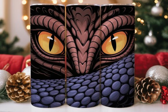 Purple Dragon Eye Tumbler Wrap: Graphics for Tumbler Wraps