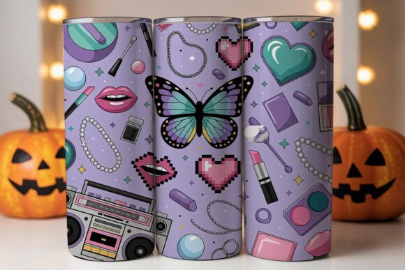 Retro 80s 90s Vibe: Tumbler Wrap Graphics Review
