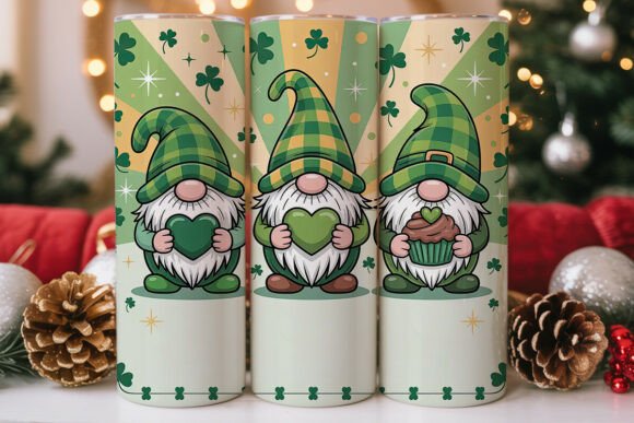 St. Patrick's Gnomes Tumbler Wrap