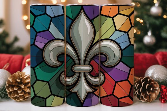Stained Glass Fleur-de-lis: Graphics & Tumbler Wraps Review